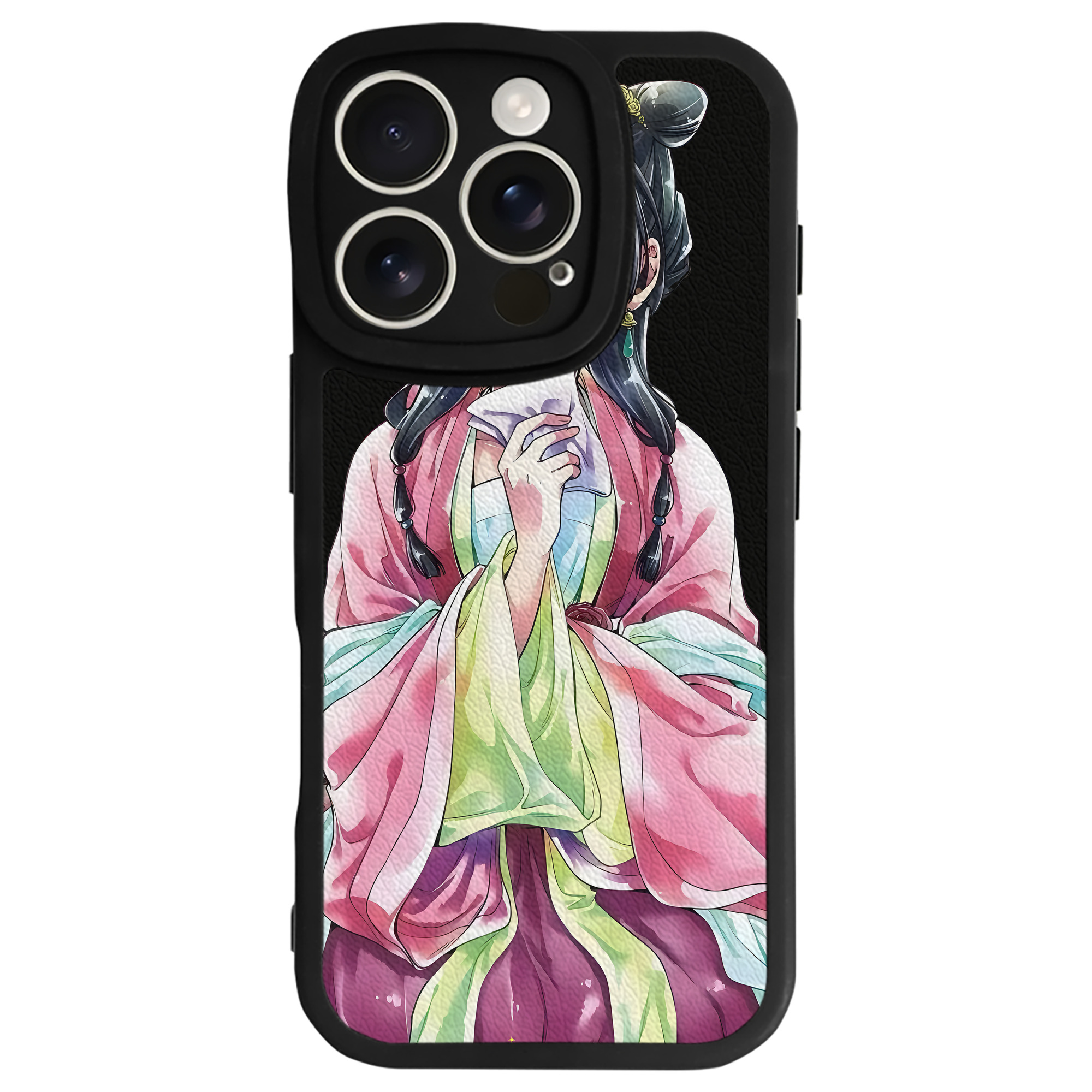 （画像用） 薬屋のひとりごと The Apothecary Diaries 【iPhone 16シリーズ対応】シリコンスマホケース（レザー調） 材質：シリコン